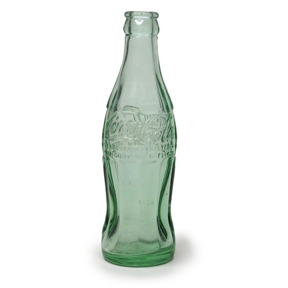VINTAGE 60's COCA-COLA Coke Contour Bottle Green Glass 6.5oz Embossed Pat.Office - Picture 9 of 9